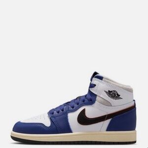 Nike Jordan Blue and White High-Top Sneakers